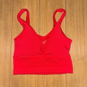 Urban outfitters Red V-Neck Bralette